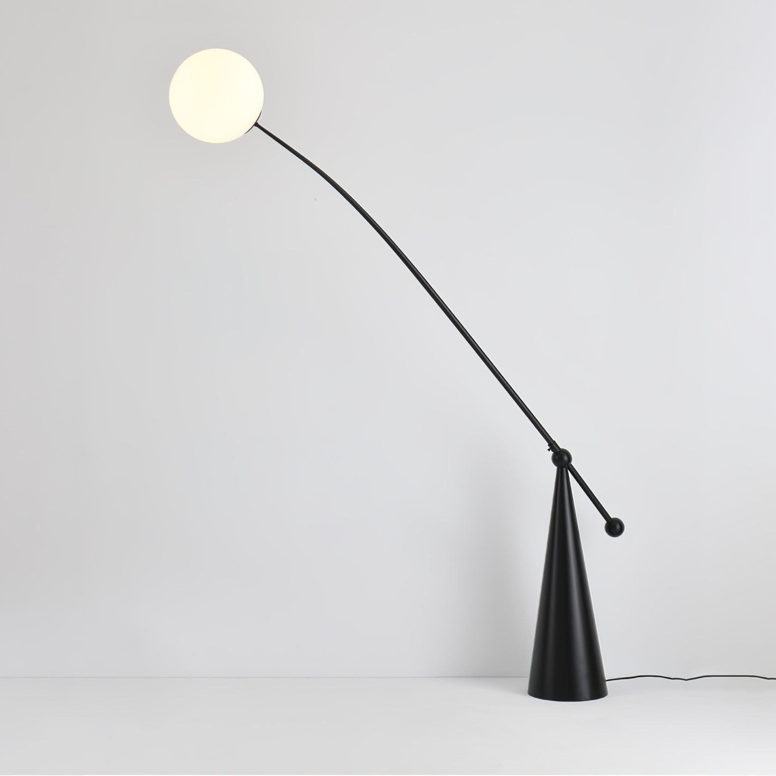 Ortalil Modern Arc Floor Lamp-Neutral Decor