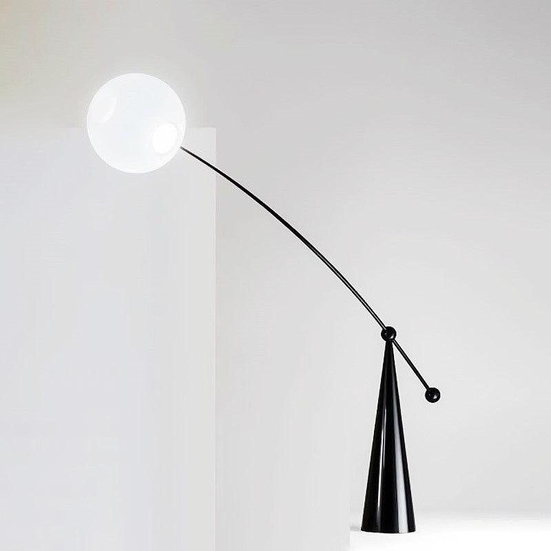 Ortalil Modern Arc Floor Lamp-Neutral Decor