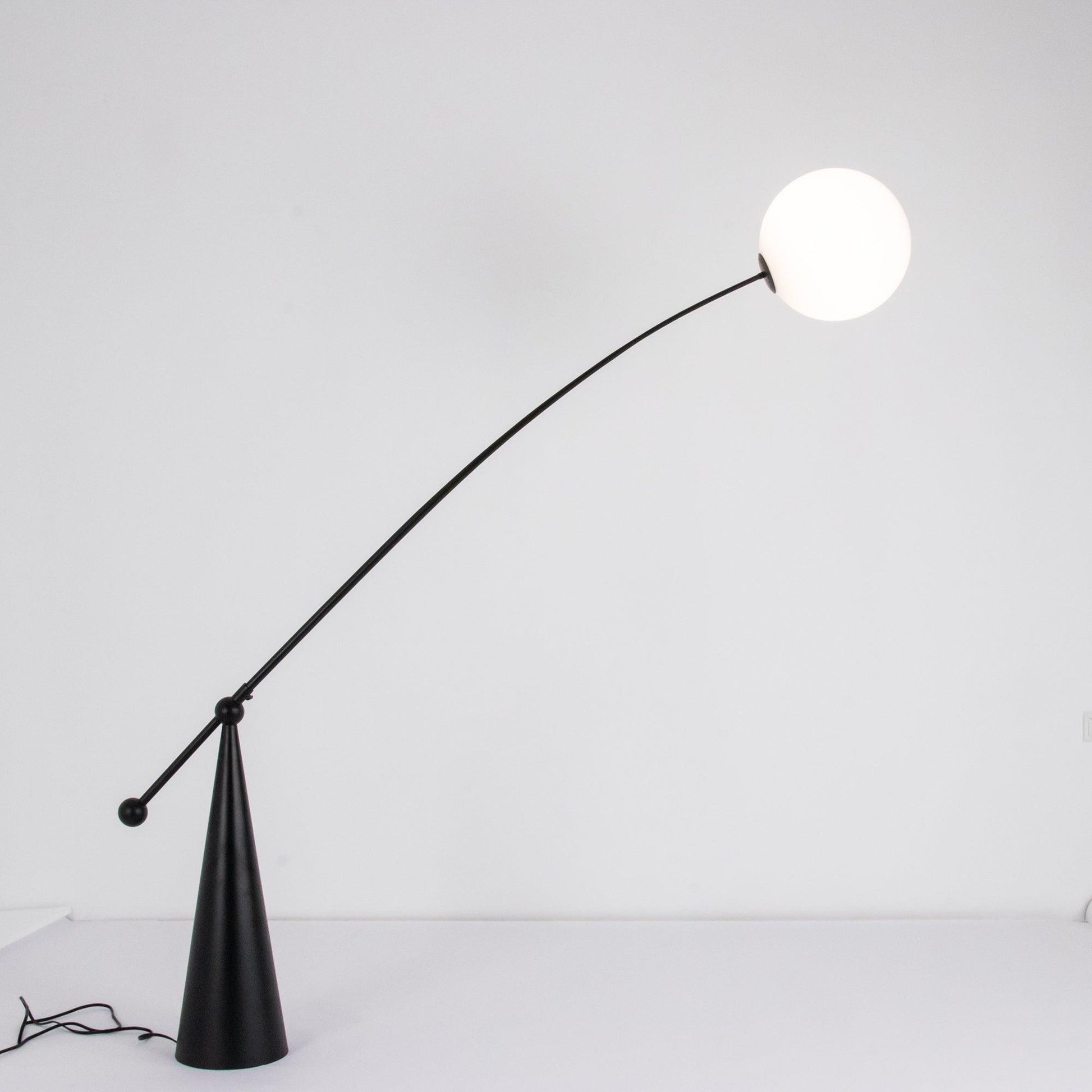 Ortalil Modern Arc Floor Lamp-Neutral Decor