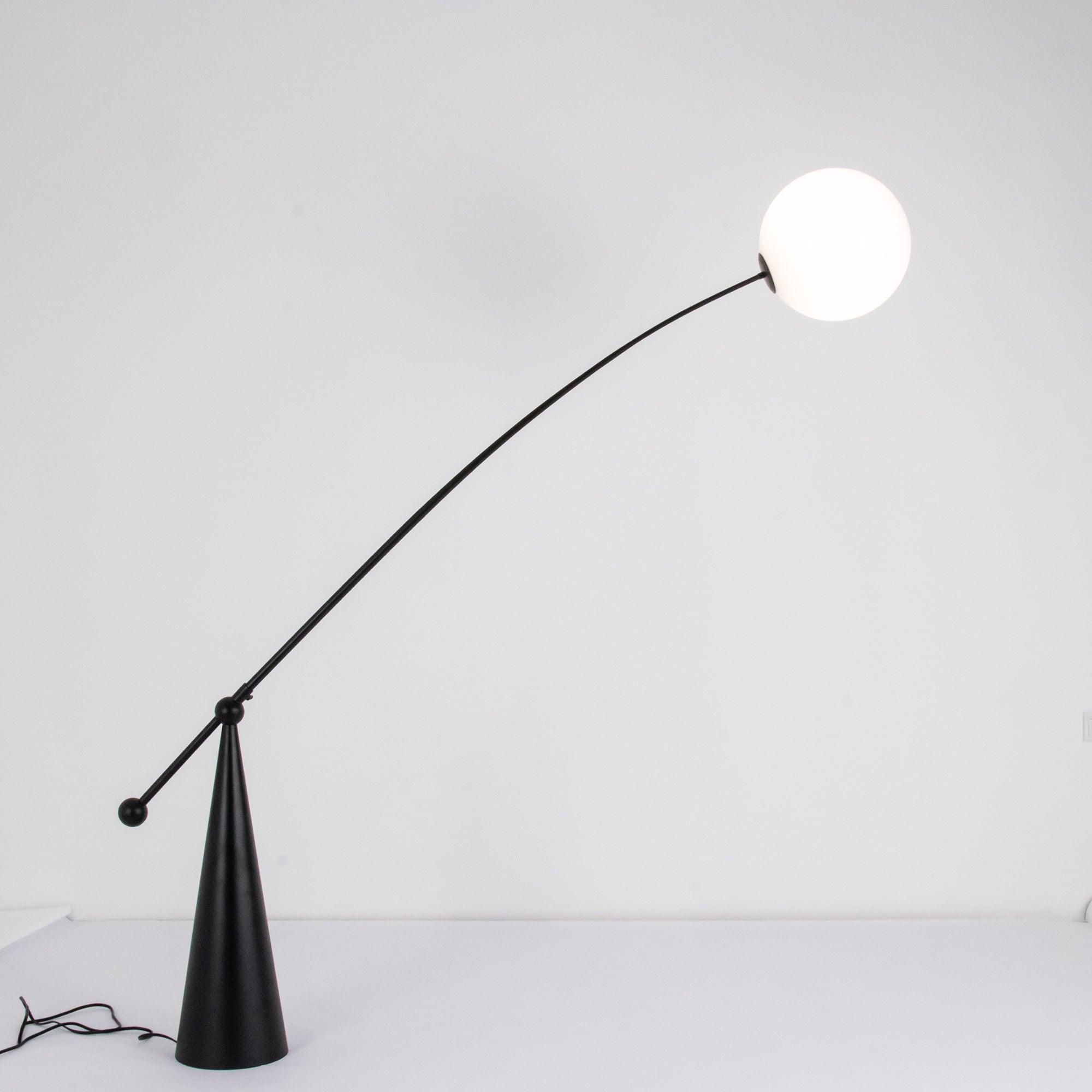Ortalil Modern Arc Floor Lamp-Neutral Decor