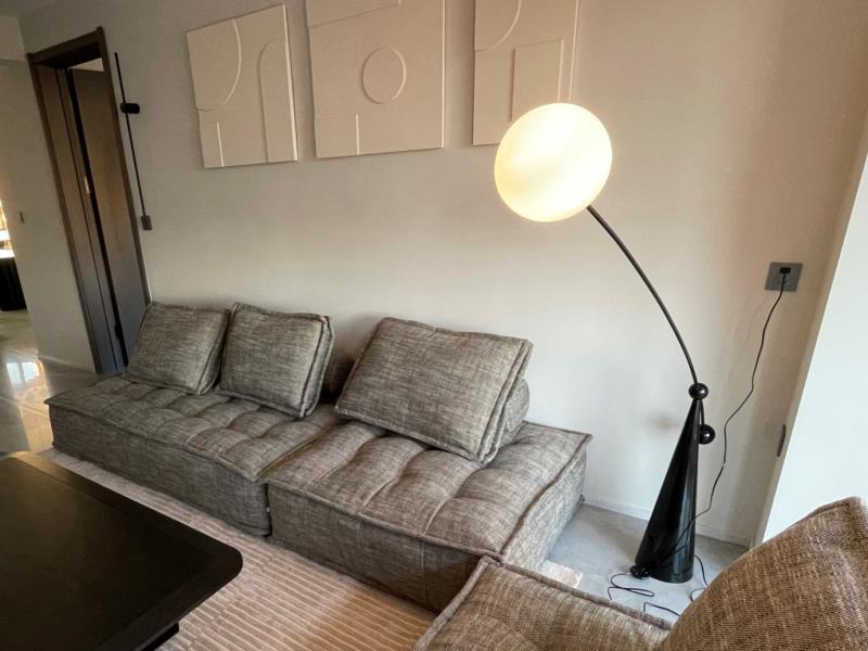 Ortalil Modern Arc Floor Lamp-Neutral Decor