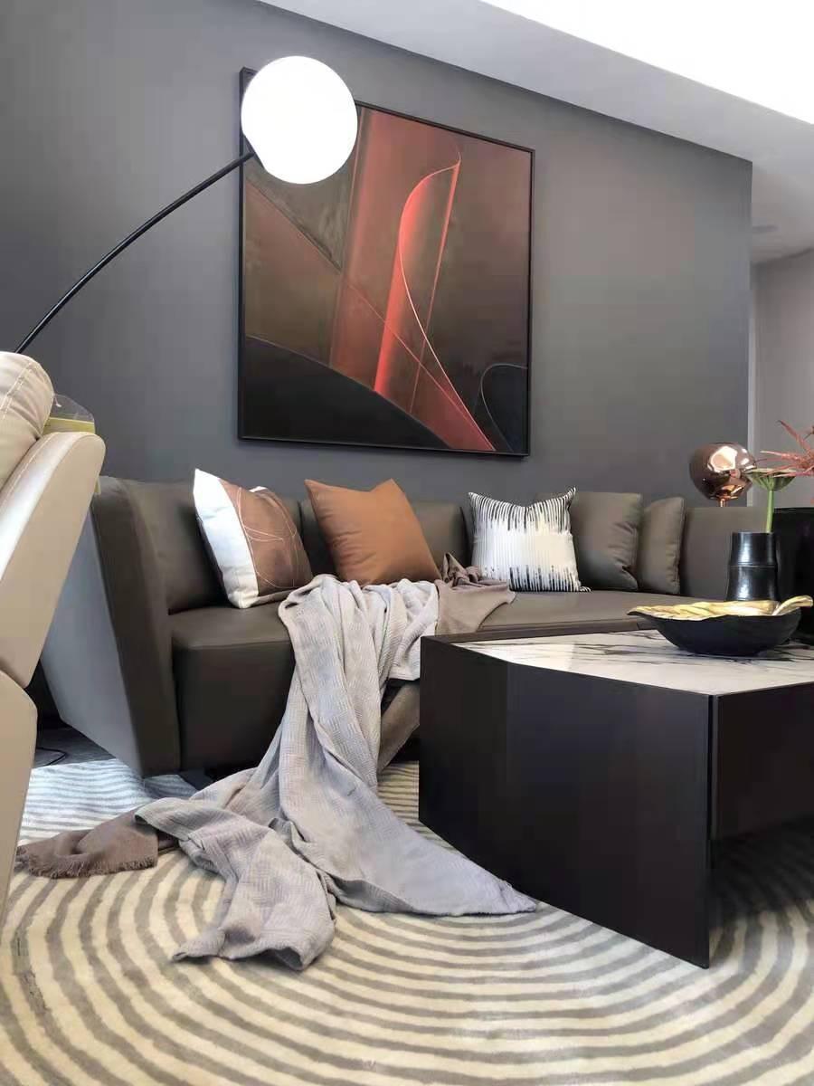 Ortalil Modern Arc Floor Lamp-Neutral Decor
