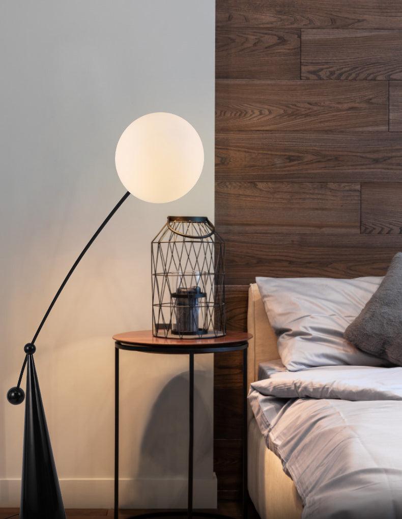 Ortalil Modern Arc Floor Lamp-Neutral Decor
