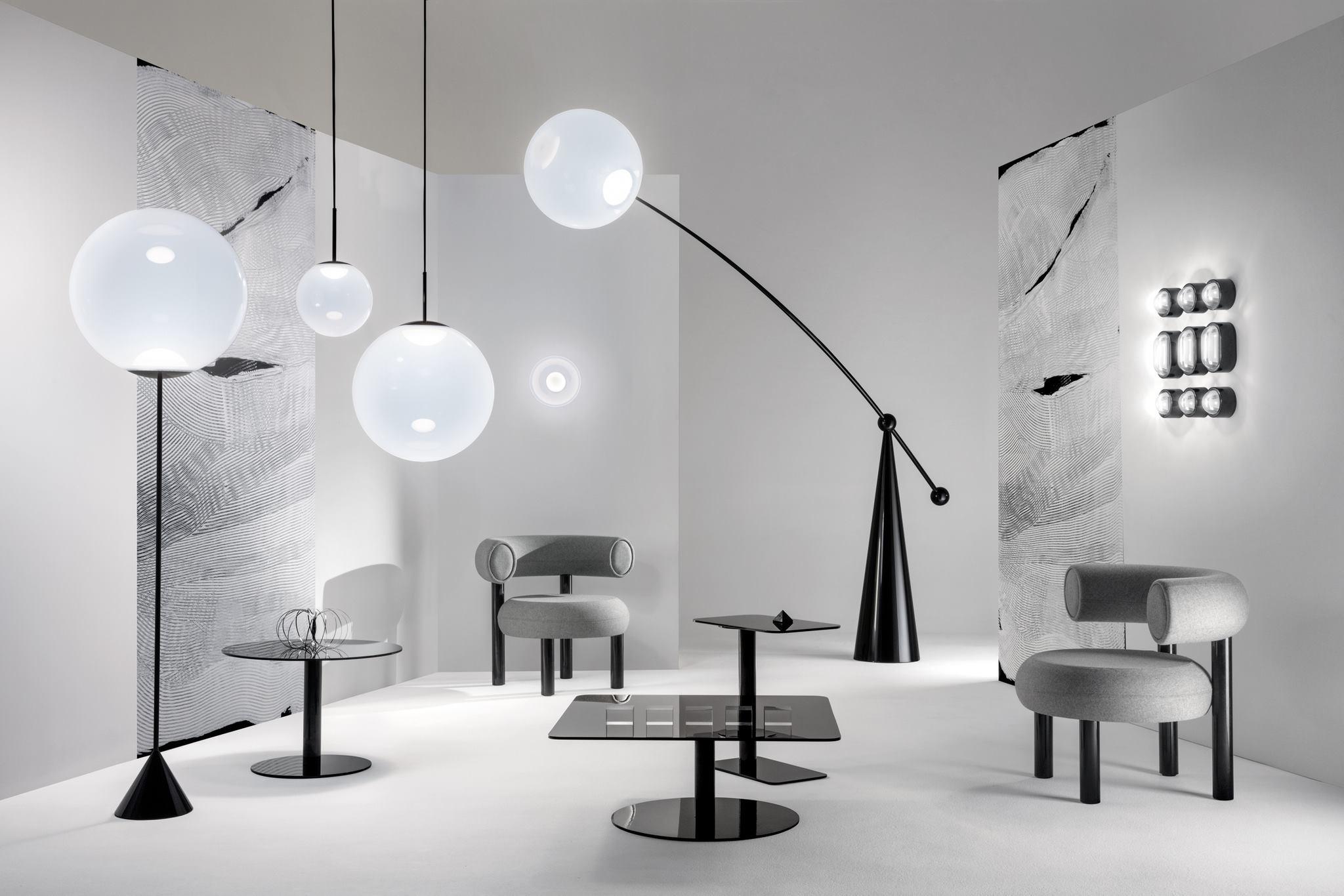 Ortalil Modern Arc Floor Lamp-Neutral Decor