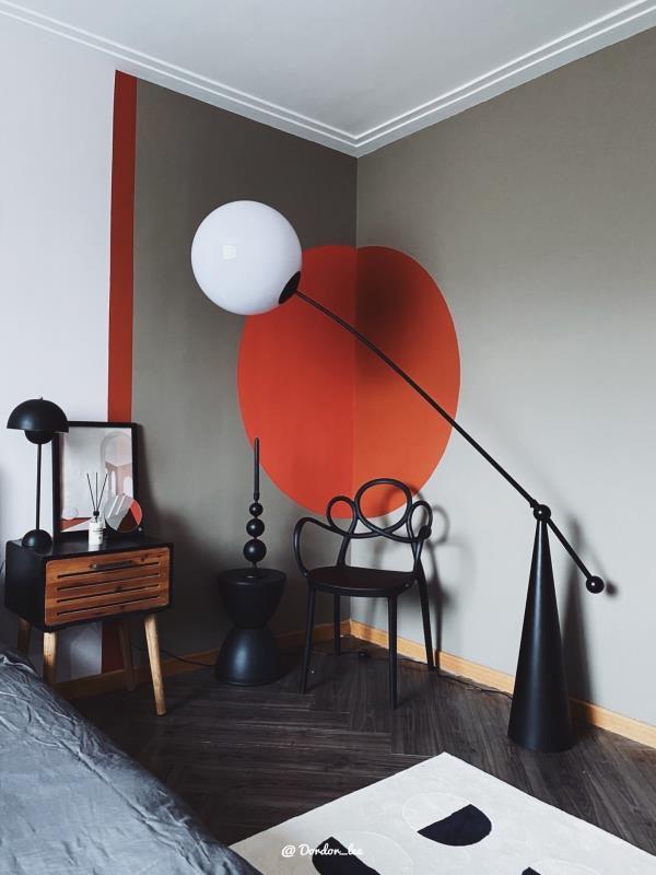 Ortalil Modern Arc Floor Lamp-Neutral Decor