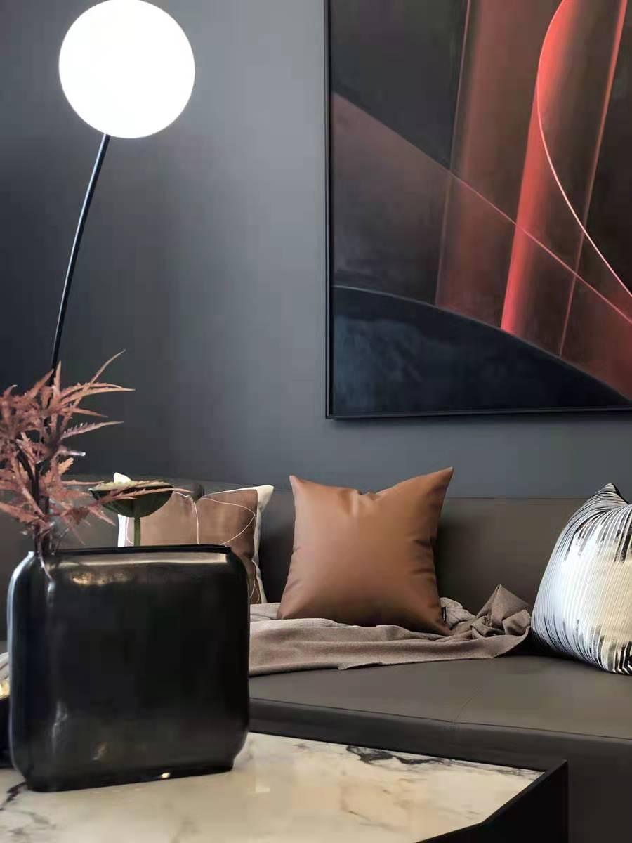 Ortalil Modern Arc Floor Lamp-Neutral Decor