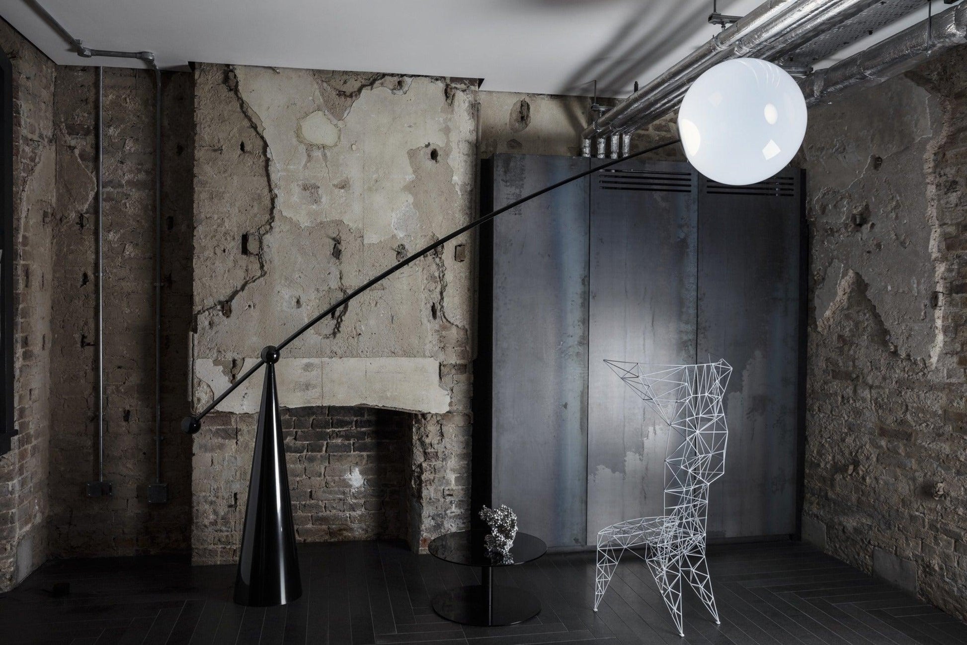 Ortalil Modern Arc Floor Lamp-Neutral Decor