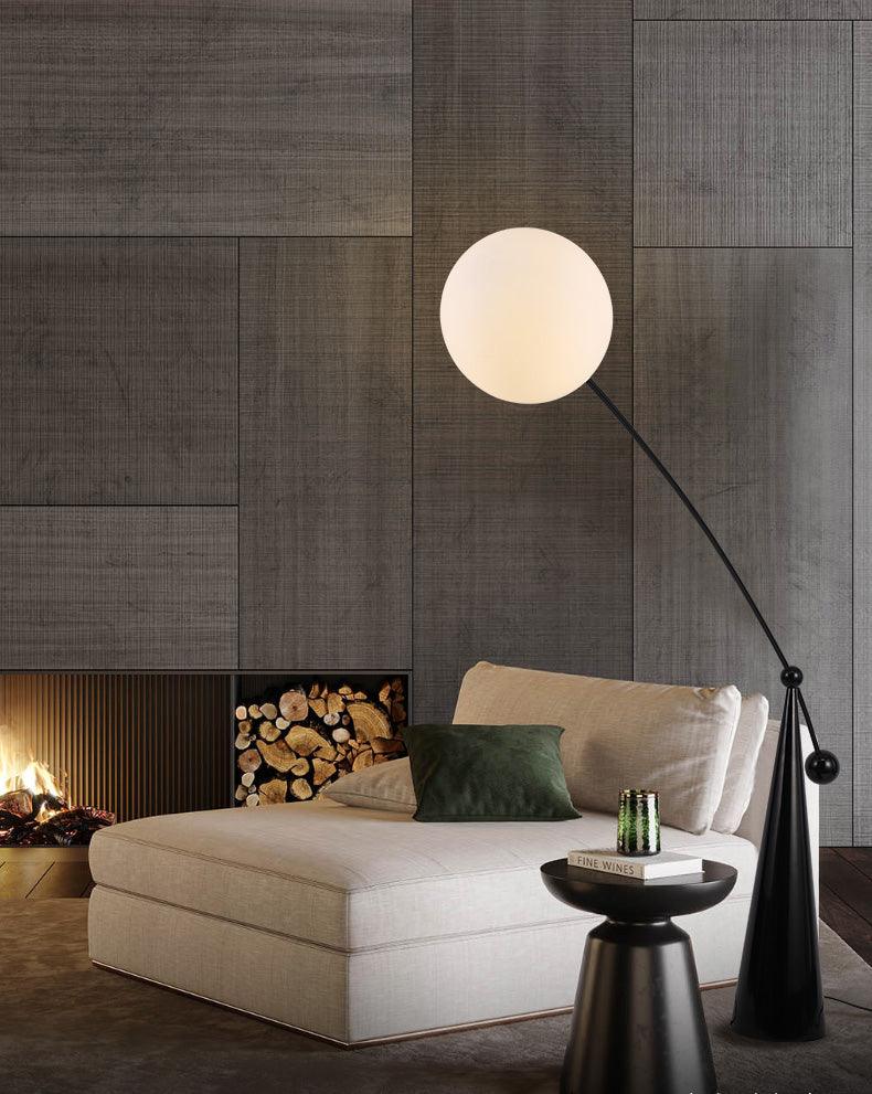 Ortalil Modern Arc Floor Lamp-Neutral Decor