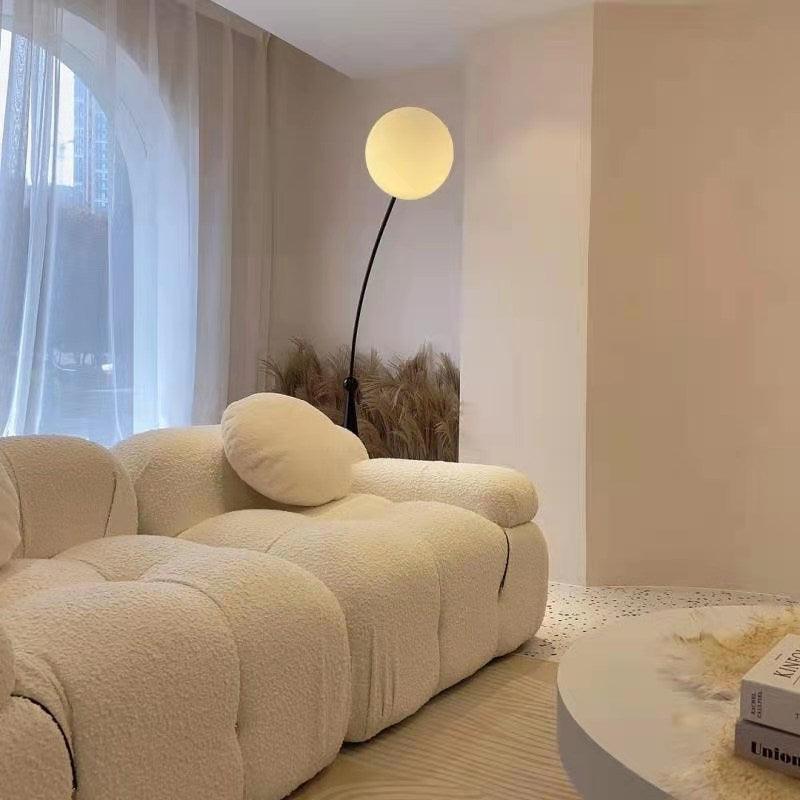 Ortalil Modern Arc Floor Lamp-Neutral Decor