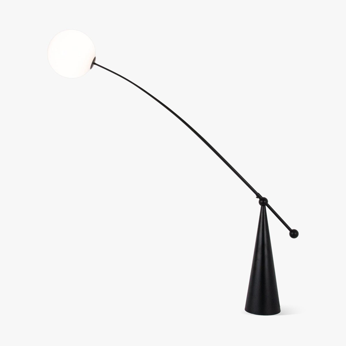 Ortalil Modern Arc Floor Lamp-Neutral Decor
