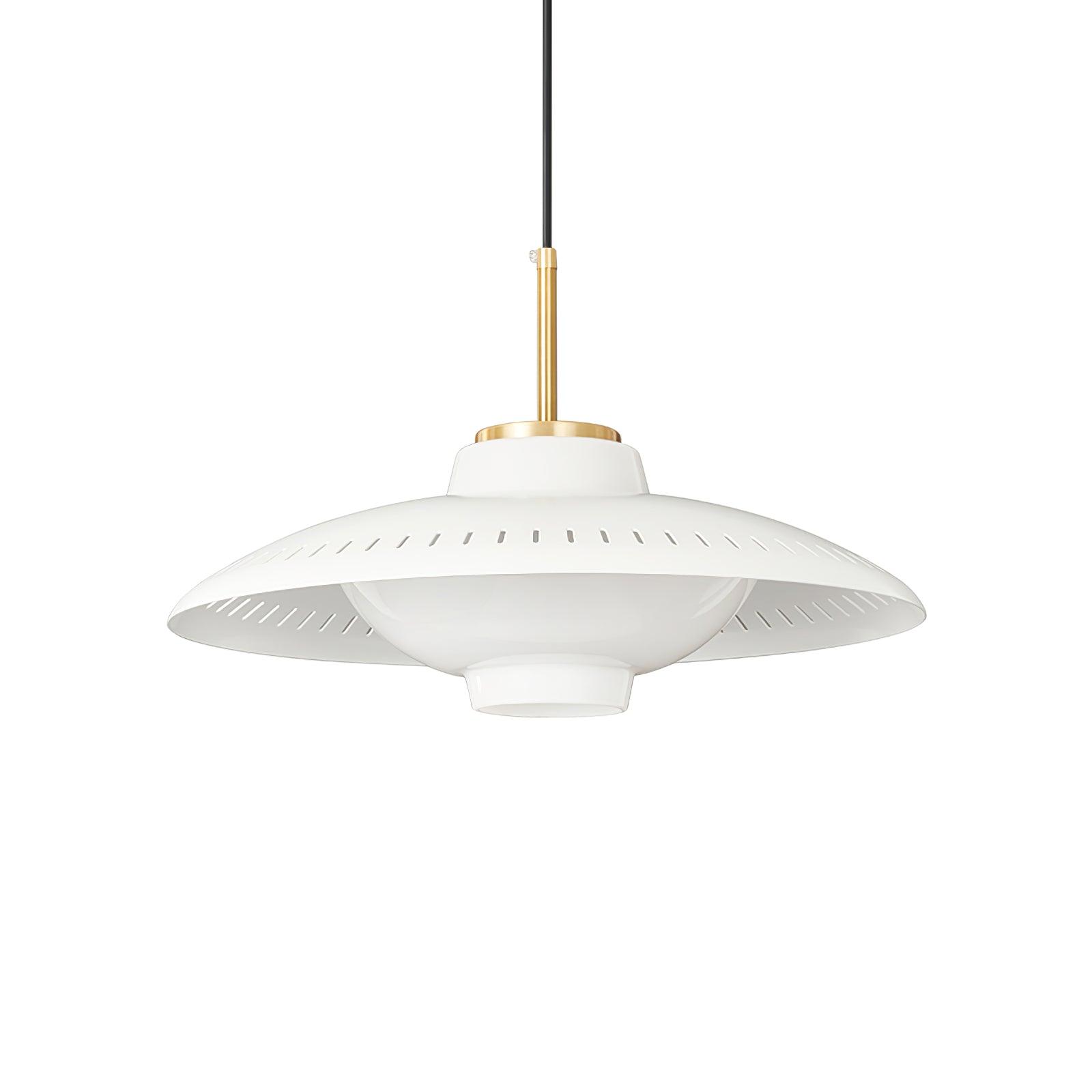 Evelo Pendant Lamp Opal Glass Wide Shade Classic-Neutral Decor