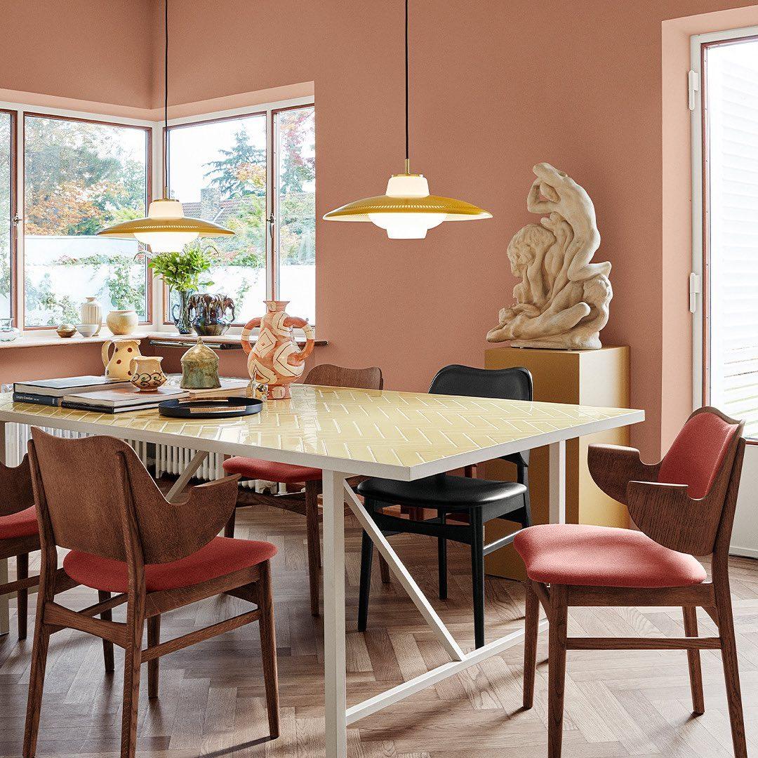 Evelo Pendant Lamp Opal Glass Wide Shade Classic-Neutral Decor