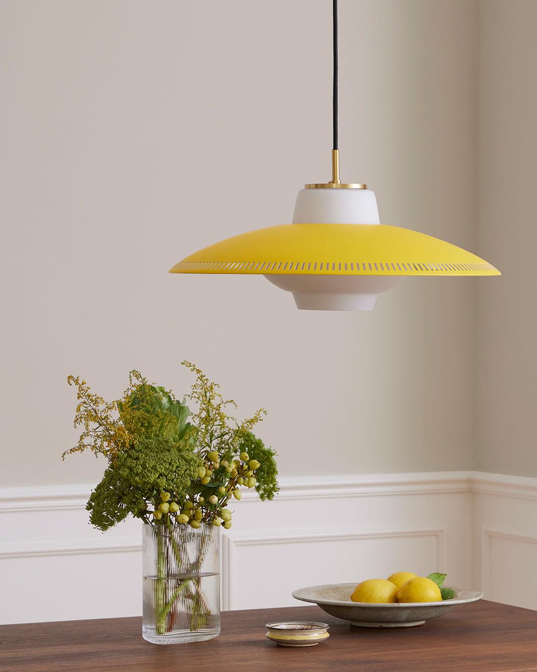 Evelo Pendant Lamp Opal Glass Wide Shade Classic-Neutral Decor