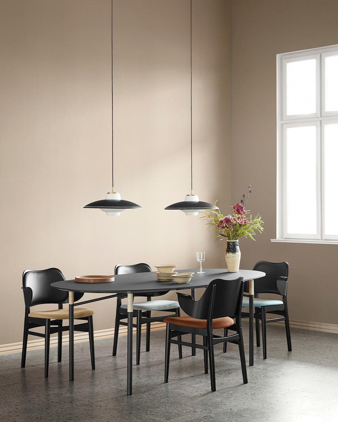 Evelo Pendant Lamp Opal Glass Wide Shade Classic-Neutral Decor