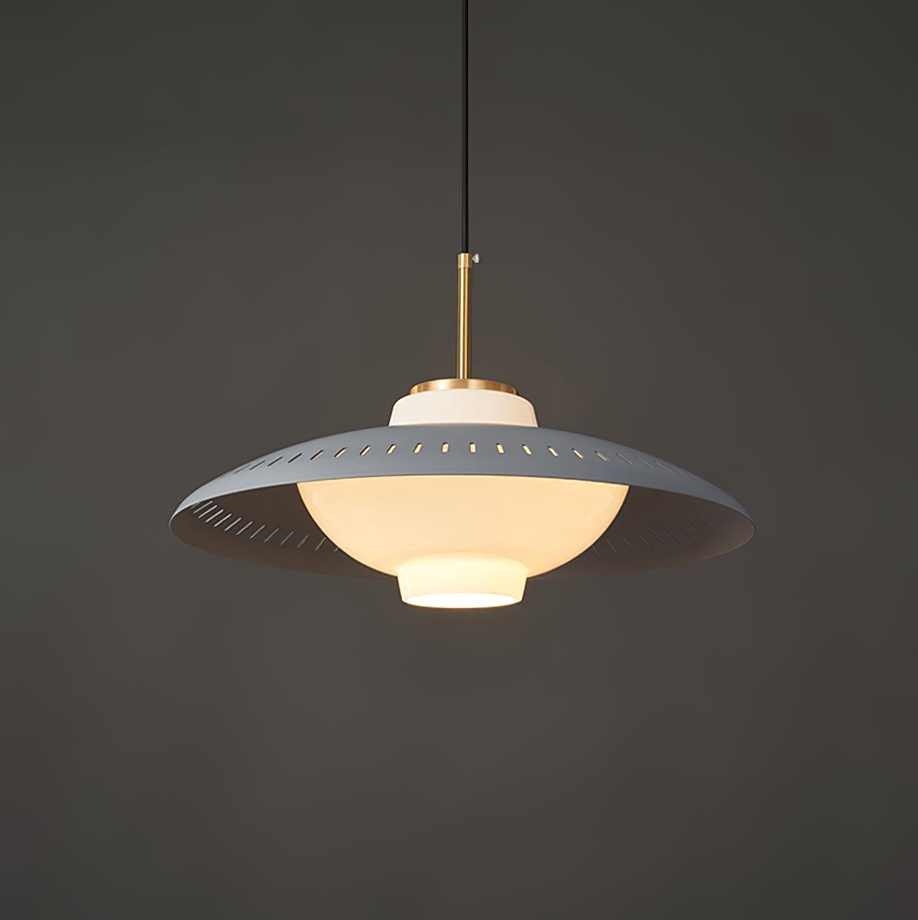Evelo Pendant Lamp Opal Glass Wide Shade Classic-Neutral Decor