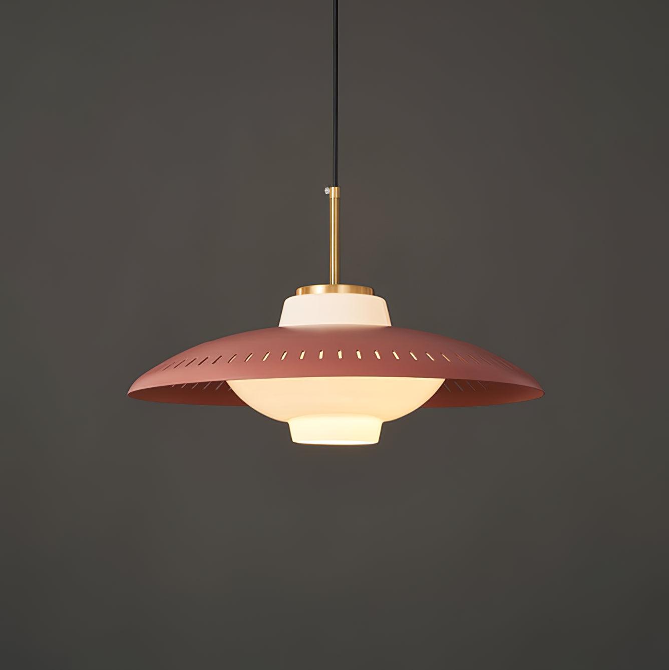 Evelo Pendant Lamp Opal Glass Wide Shade Classic-Neutral Decor