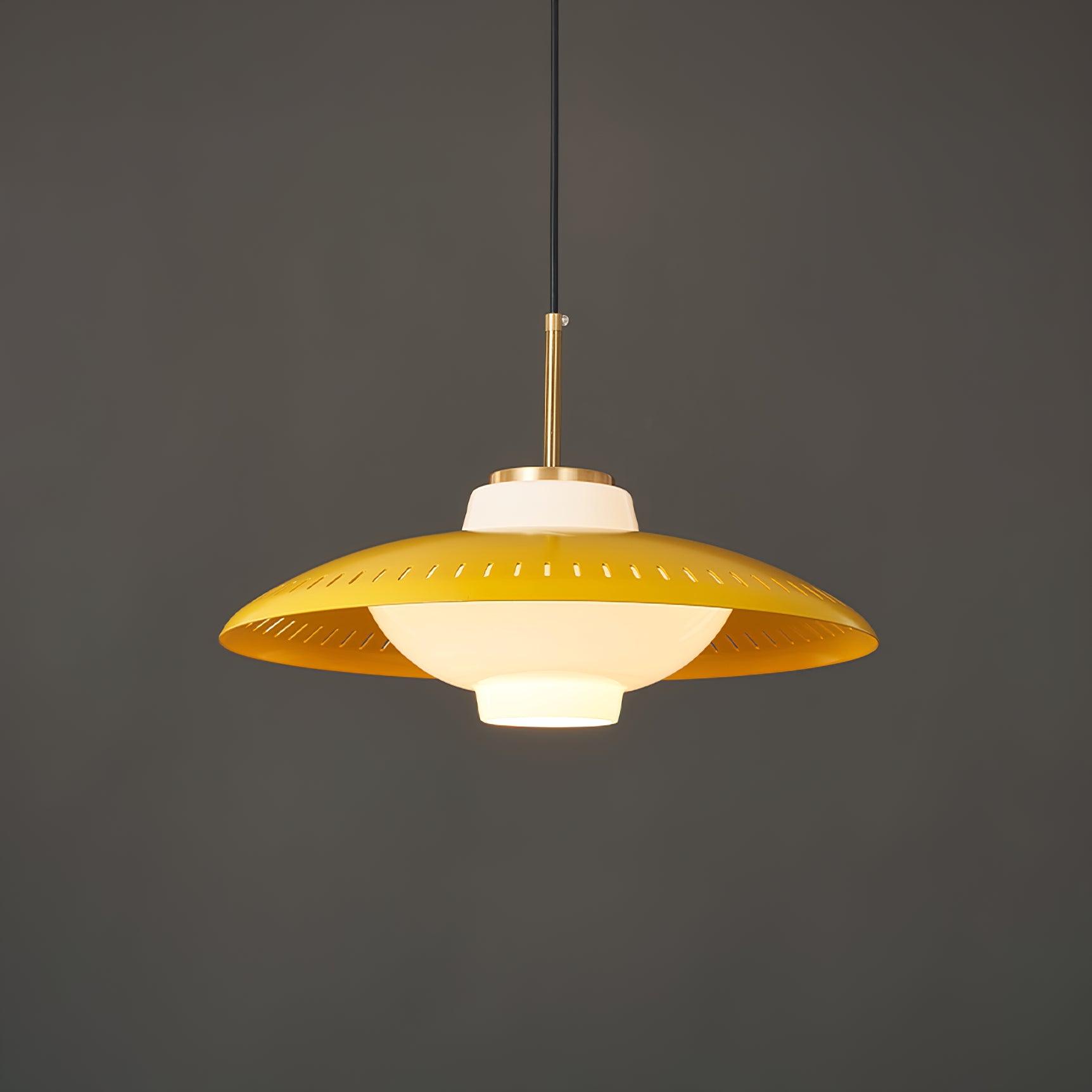 Evelo Pendant Lamp Opal Glass Wide Shade Classic-Neutral Decor