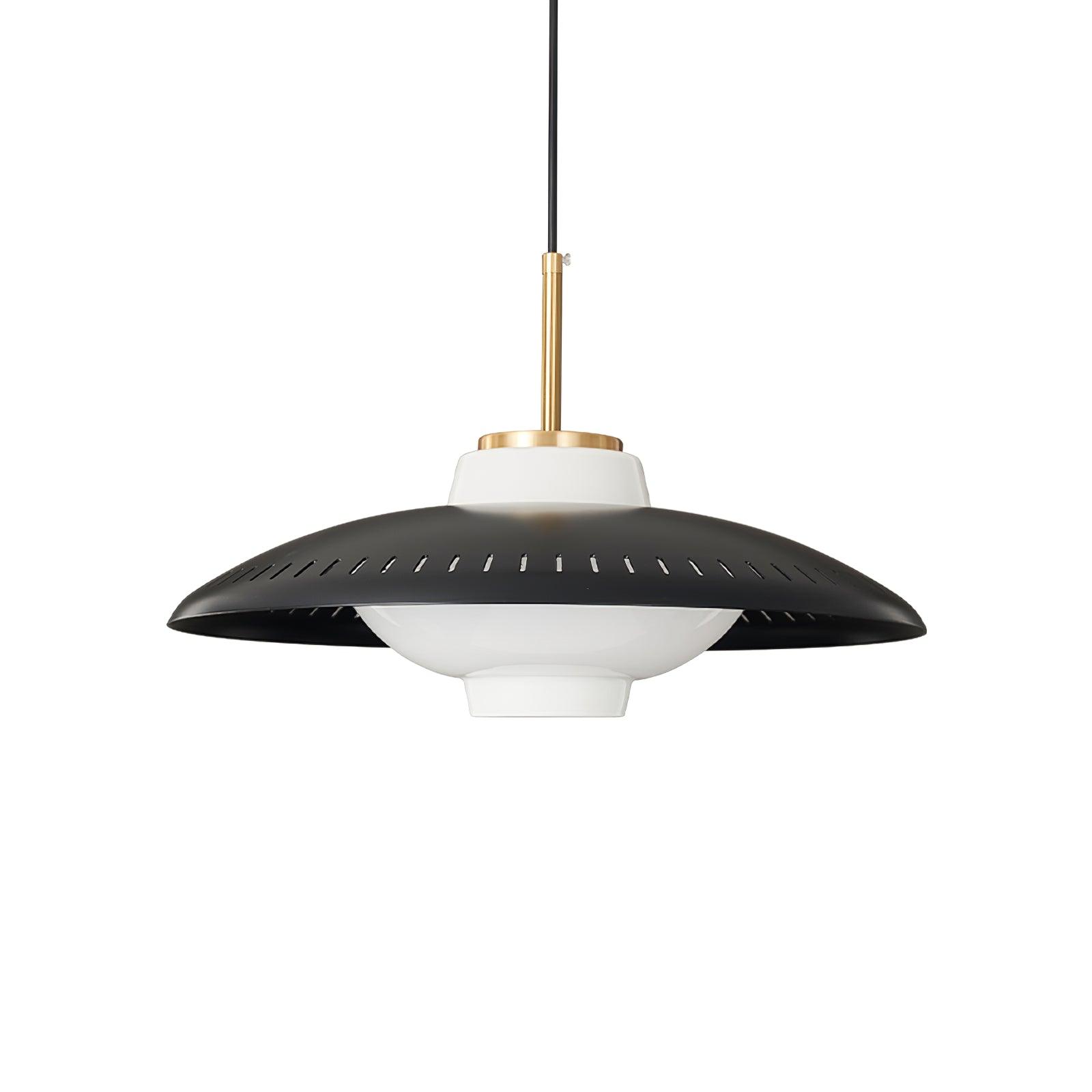 Evelo Pendant Lamp Opal Glass Wide Shade Classic-Neutral Decor