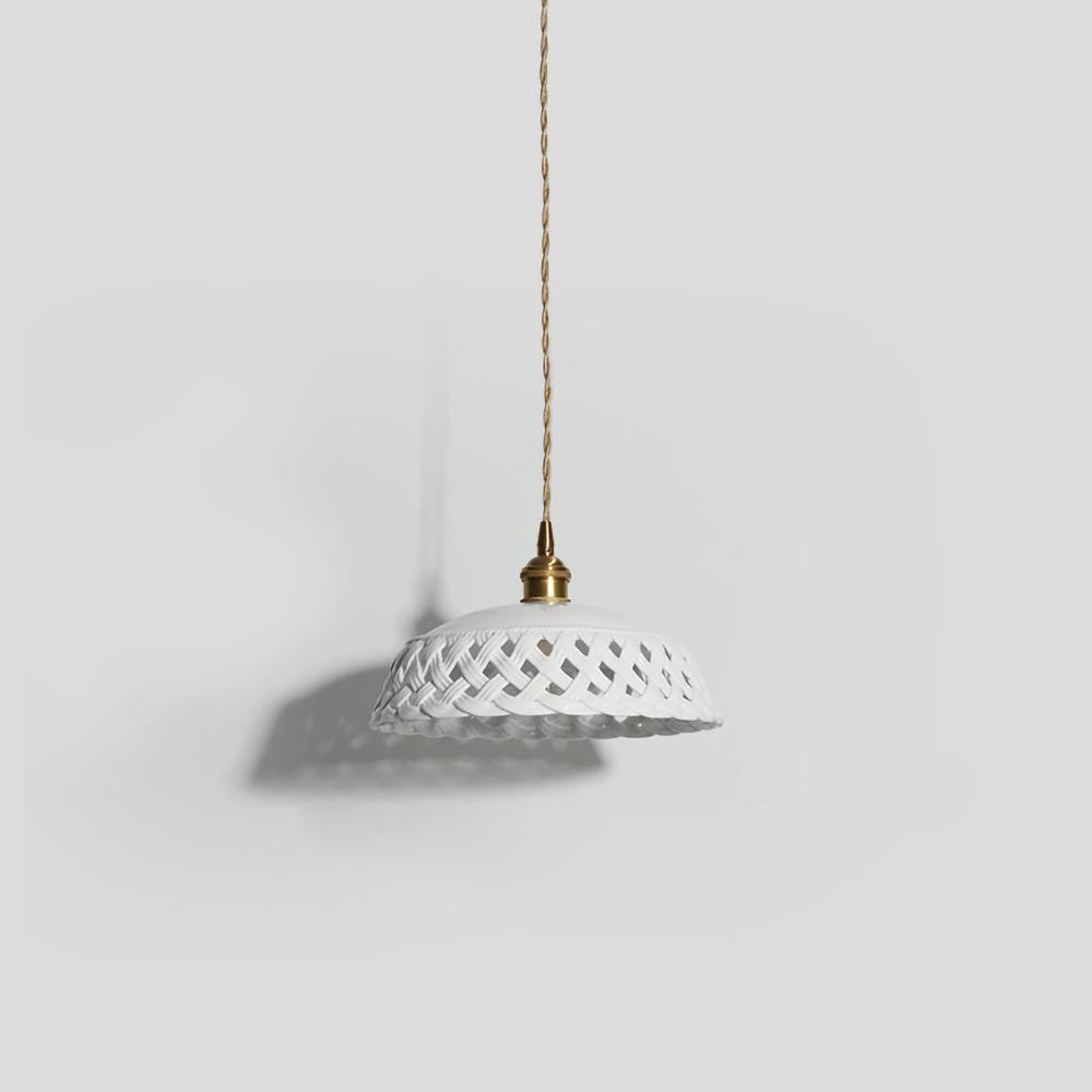 Seluna Ceramic Pendant Light-Neutral Decor