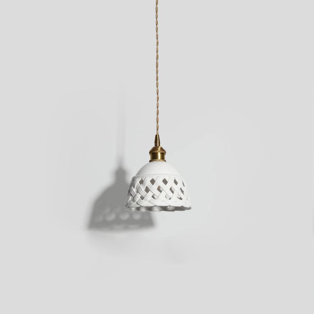 Dominex Ceramic Cozy Pendant Lamp-Neutral Decor