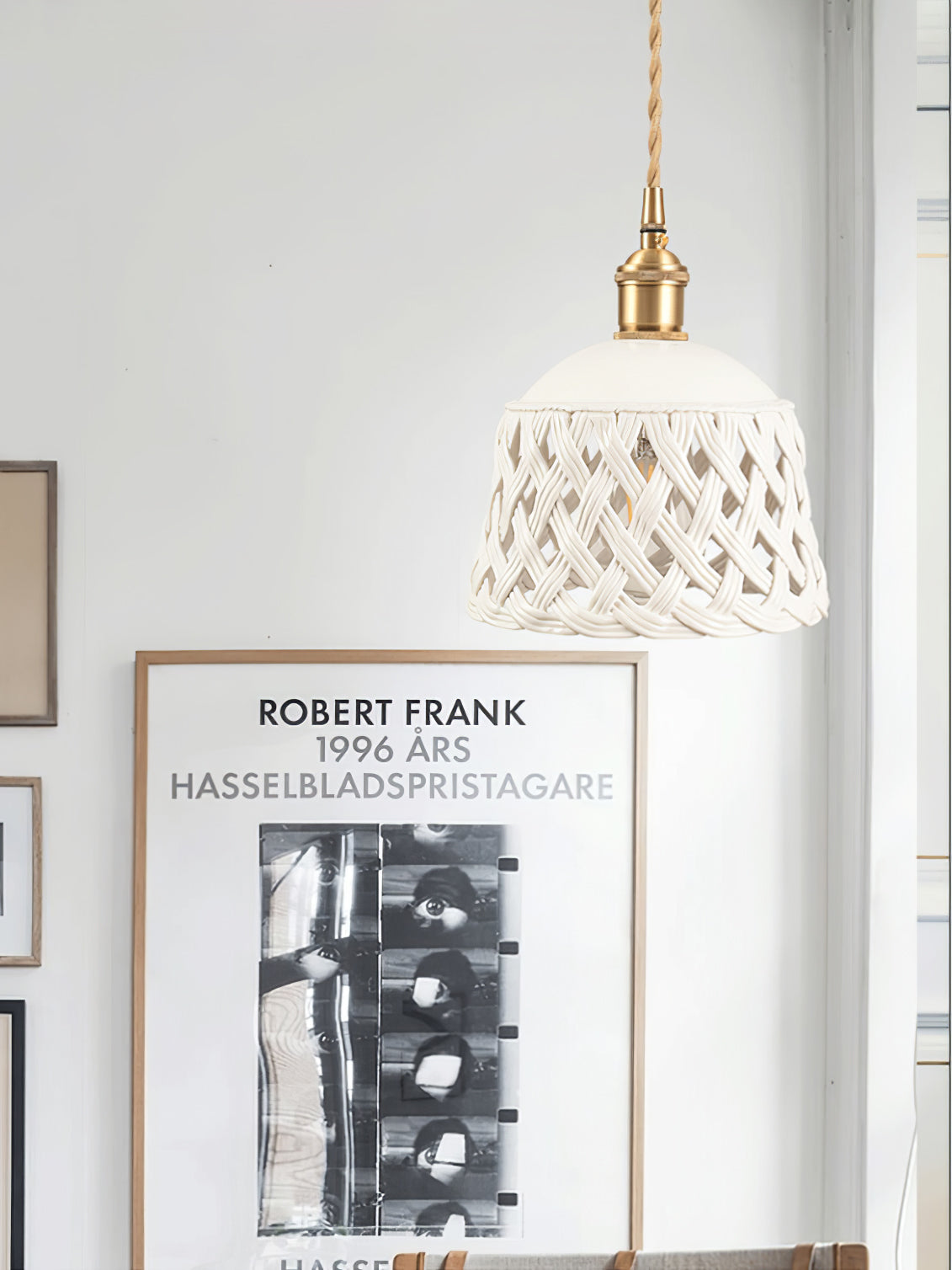 Seluna Ceramic Pendant Light-Neutral Decor