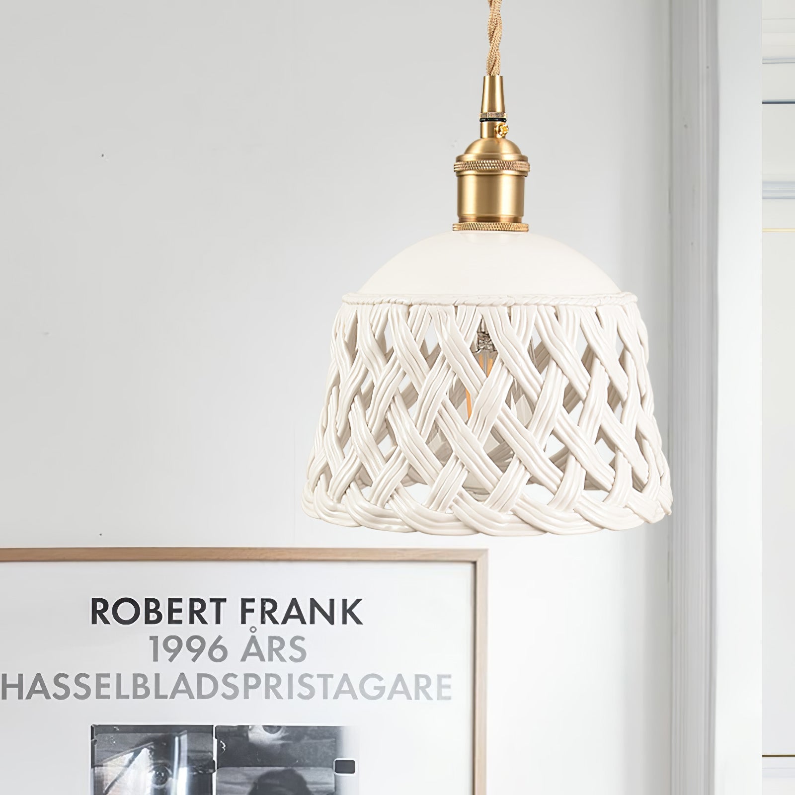 Seluna Ceramic Pendant Light-Neutral Decor
