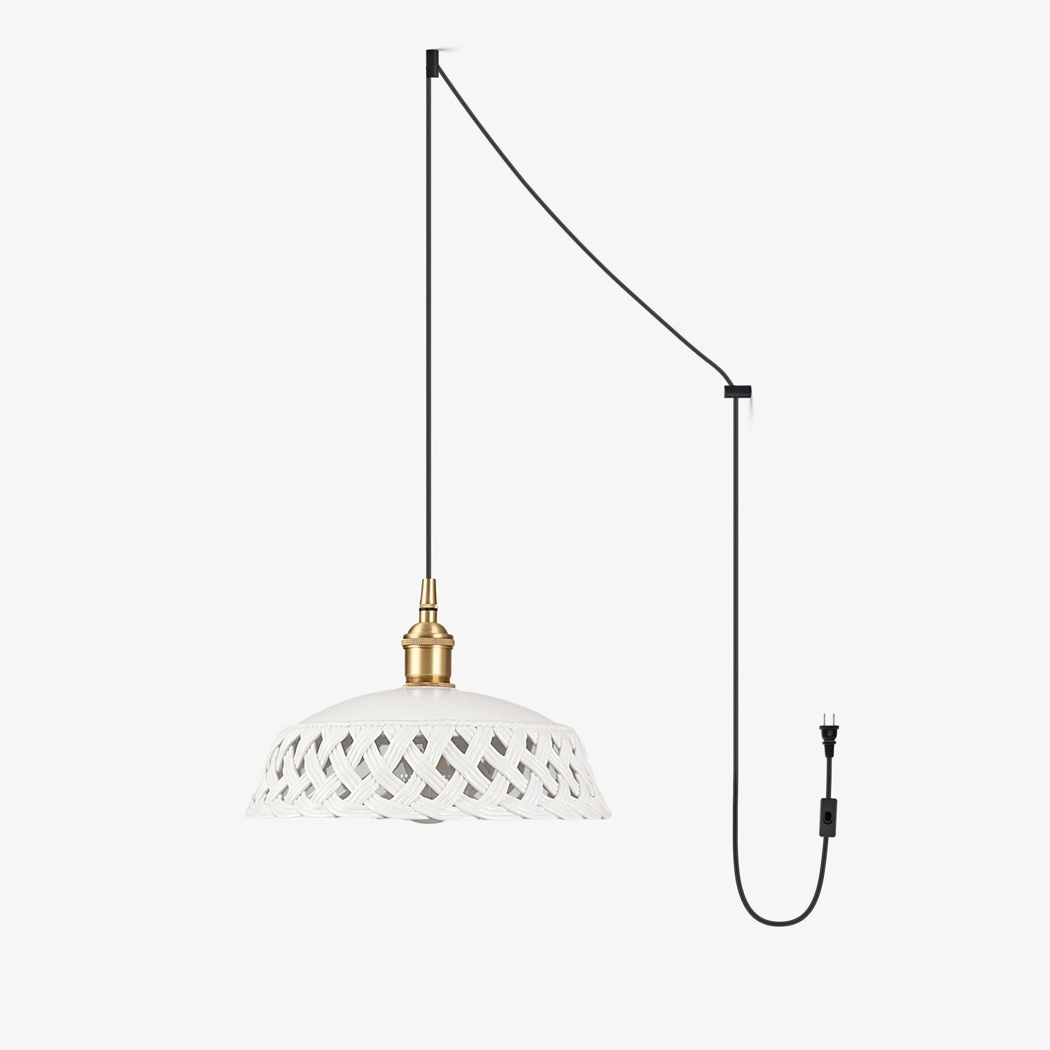Seluna Ceramic Pendant Light-Neutral Decor