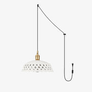 Seluna Ceramic Pendant Light-Neutral Decor