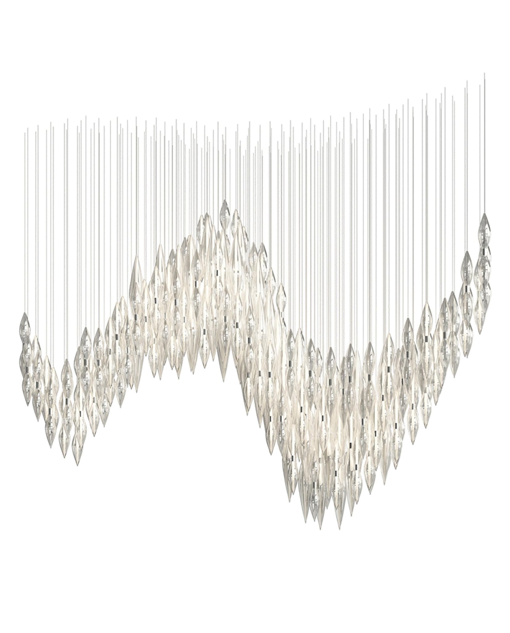 Oloren Prismatic Crystal Chandelier-Neutral Decor