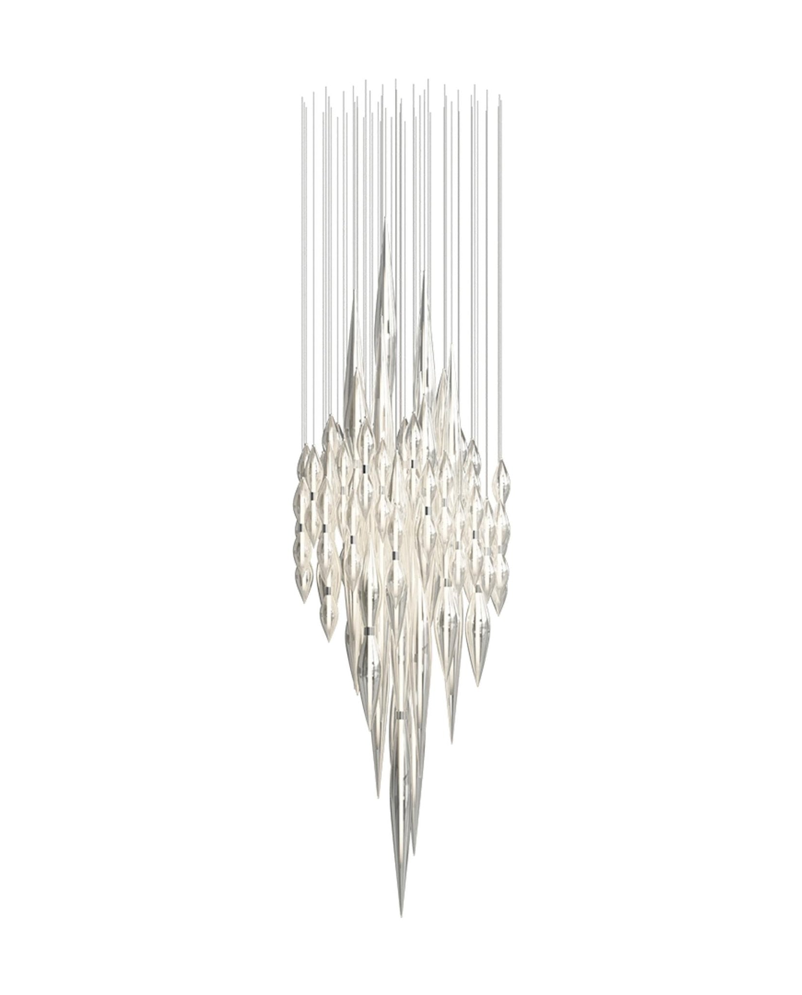 Oloren Prismatic Crystal Chandelier-Neutral Decor