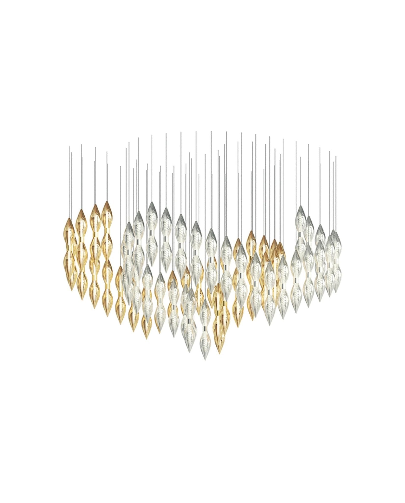 Oloren Prismatic Crystal Chandelier-Neutral Decor