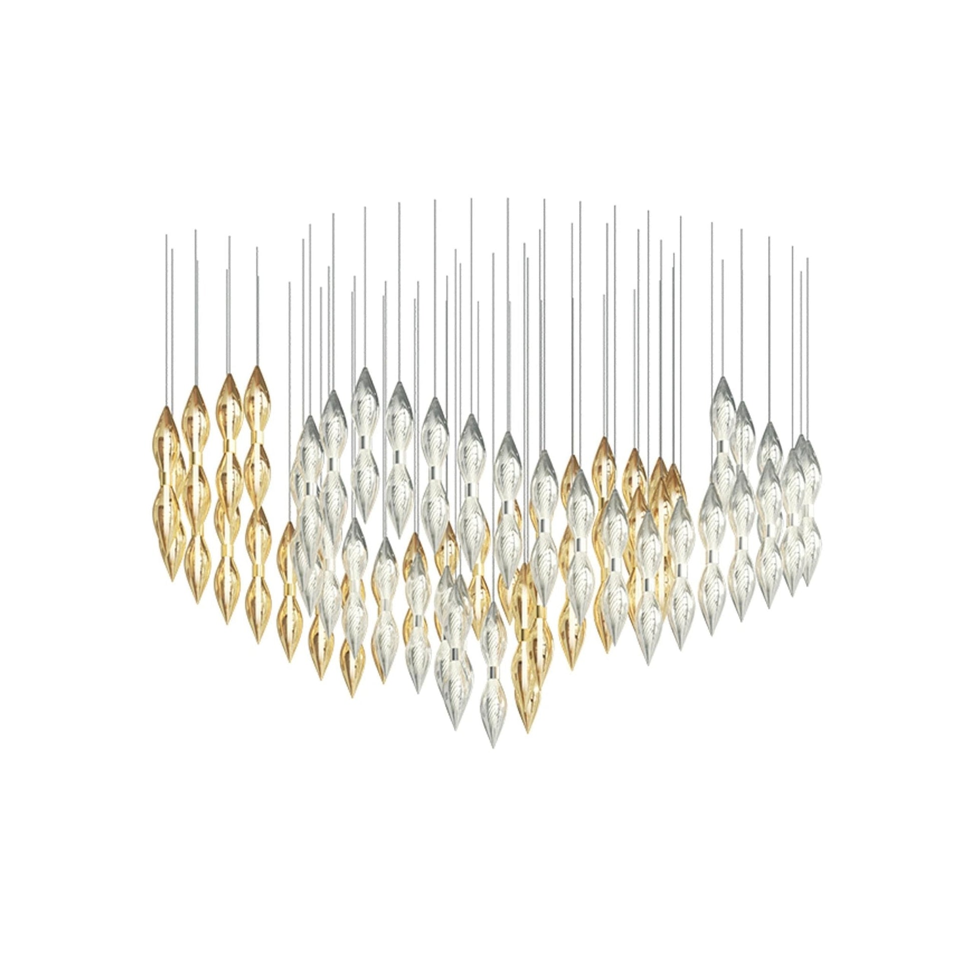 Oloren Prismatic Crystal Chandelier-Neutral Decor