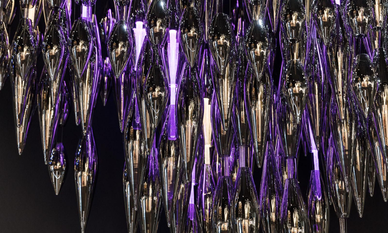 Oloren Prismatic Crystal Chandelier-Neutral Decor