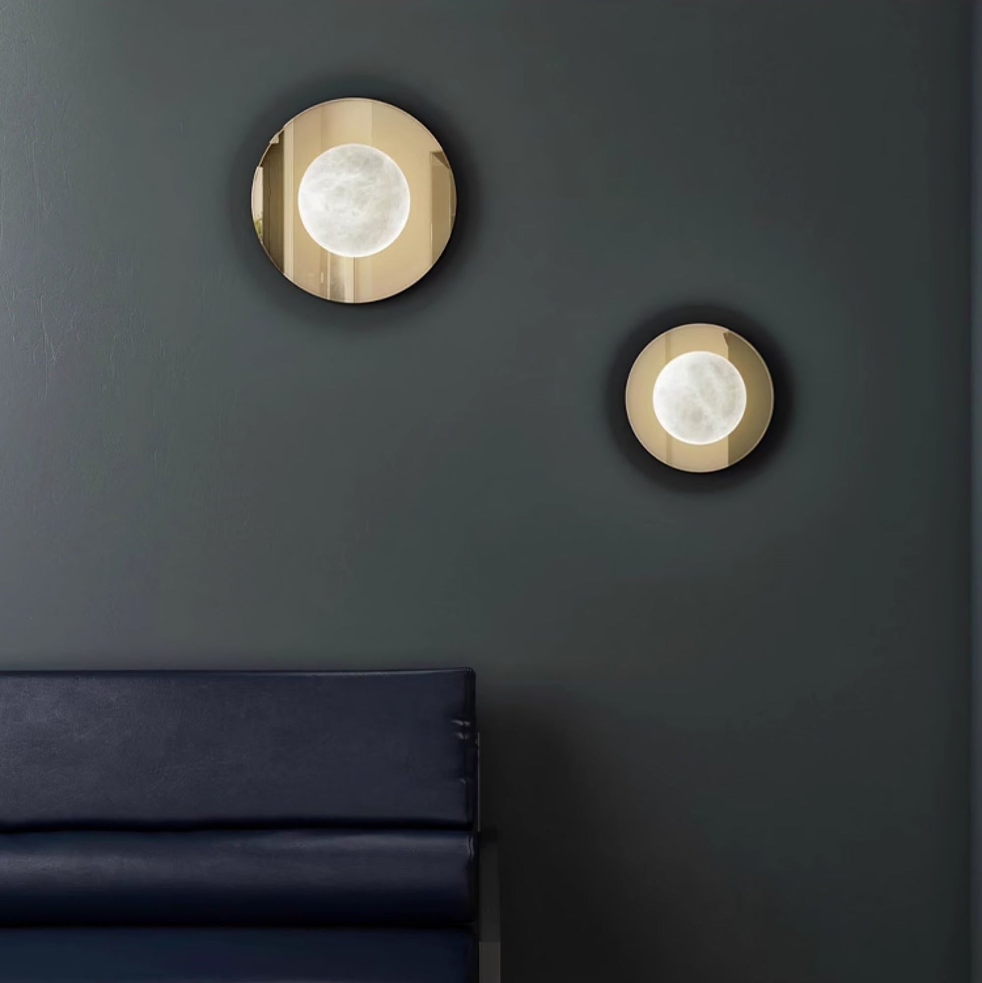 Lyra Modern Alabaster Wall Light-Neutral Decor