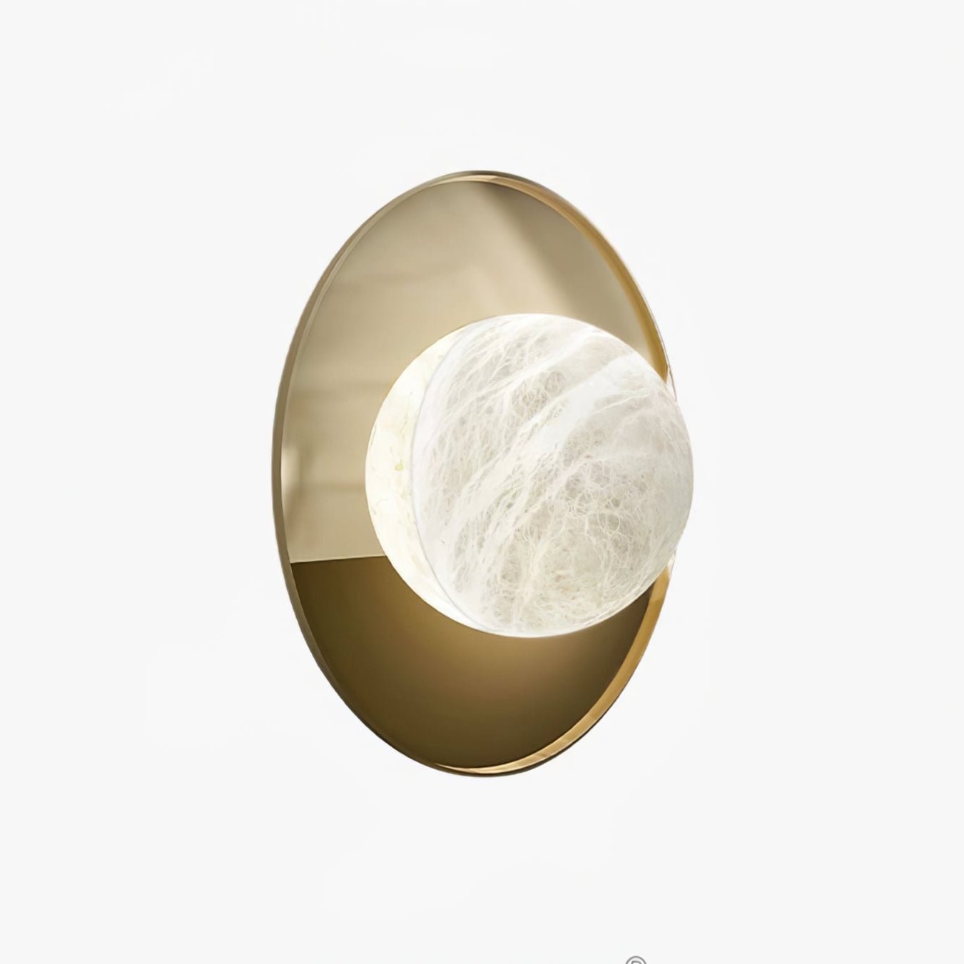 Lyra Modern Alabaster Wall Light-Neutral Decor