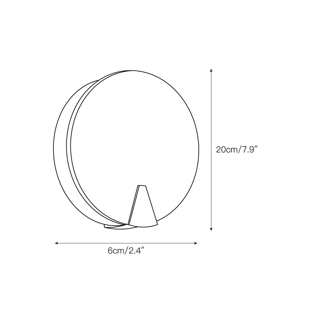 The Ophelia Sconce with a white finish for a minimalist look.