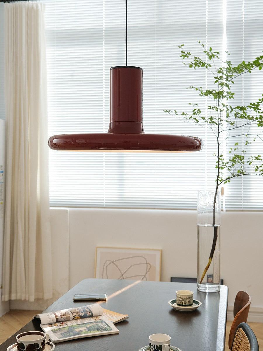 Seloz Pendant Lamp Aluminum Cylinder Disc Industrial-Neutral Decor