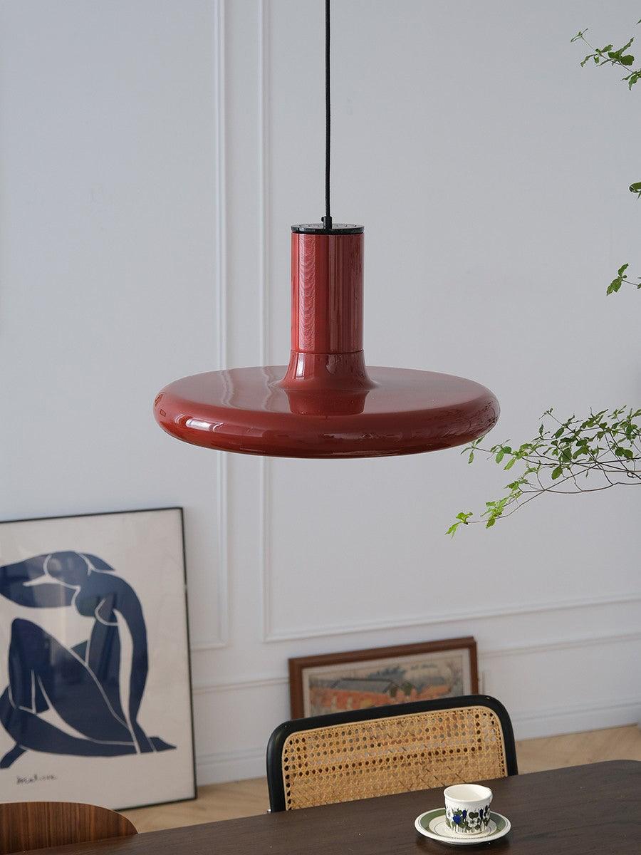 Seloz Pendant Lamp Aluminum Cylinder Disc Industrial-Neutral Decor