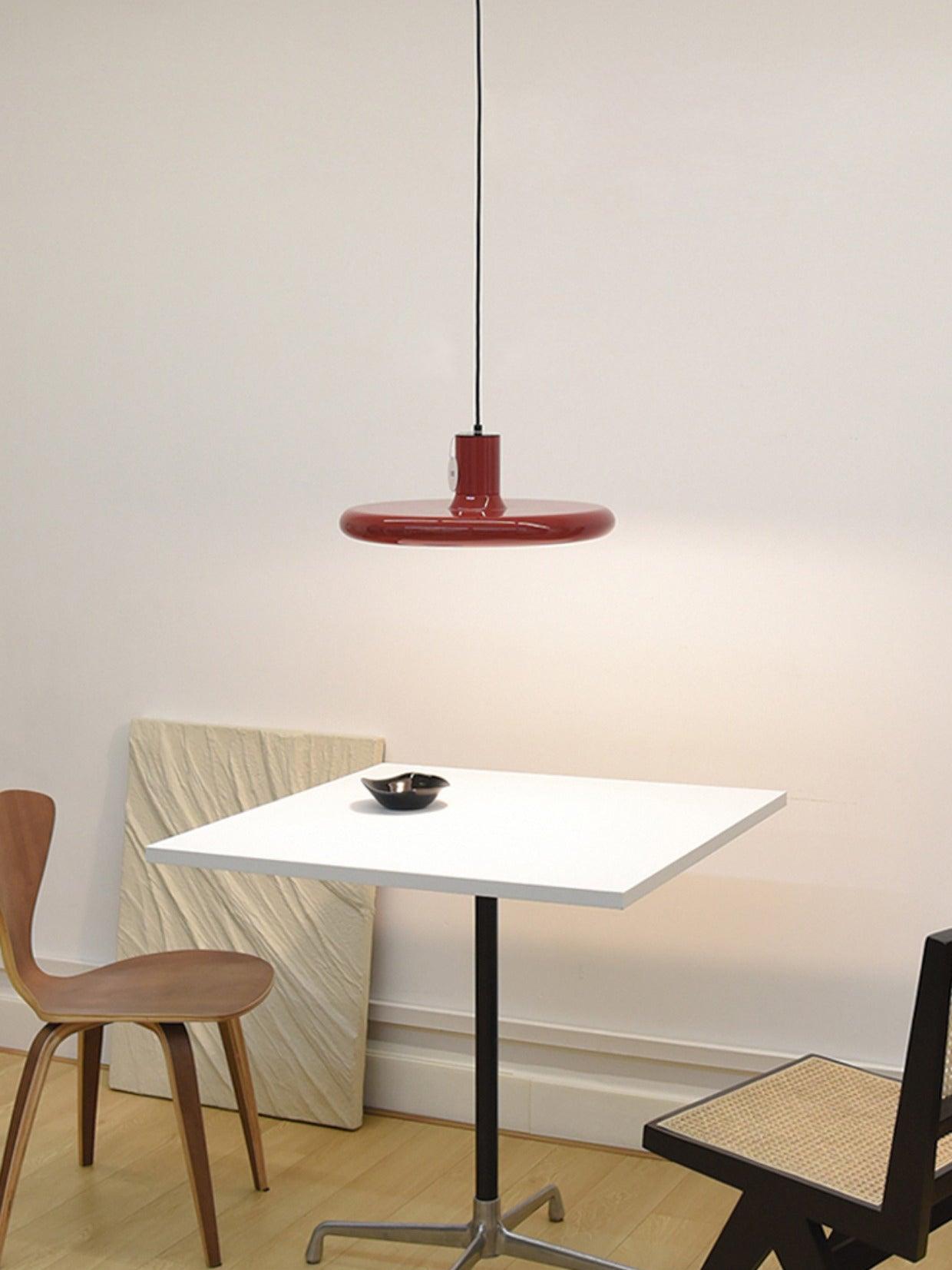 Seloz Pendant Lamp Aluminum Cylinder Disc Industrial-Neutral Decor