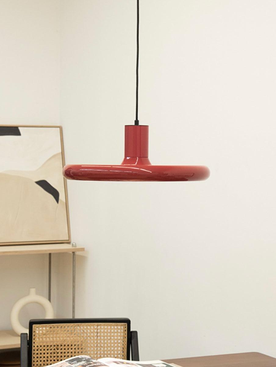 Seloz Pendant Lamp Aluminum Cylinder Disc Industrial-Neutral Decor