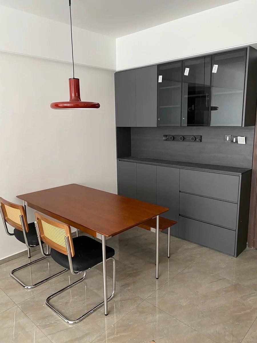 Seloz Pendant Lamp Aluminum Cylinder Disc Industrial-Neutral Decor