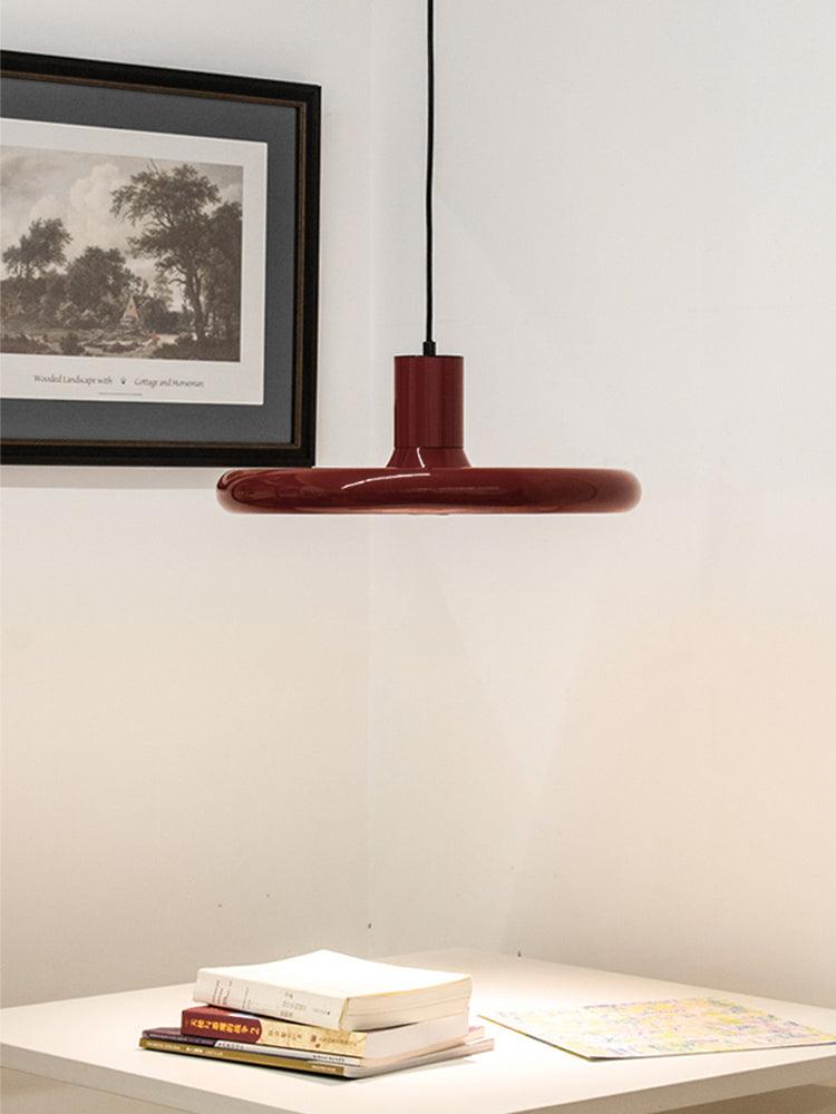 Seloz Pendant Lamp Aluminum Cylinder Disc Industrial-Neutral Decor