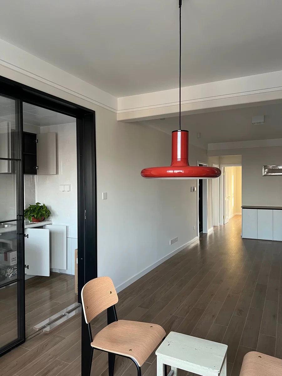 Seloz Pendant Lamp Aluminum Cylinder Disc Industrial-Neutral Decor