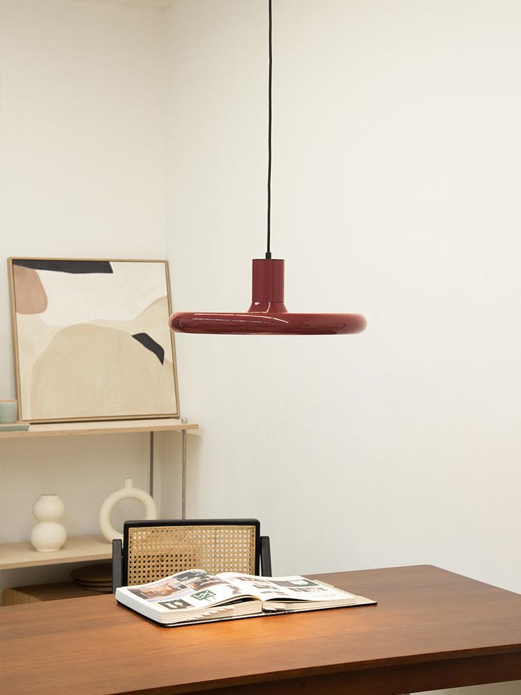 Seloz Pendant Lamp Aluminum Cylinder Disc Industrial-Neutral Decor