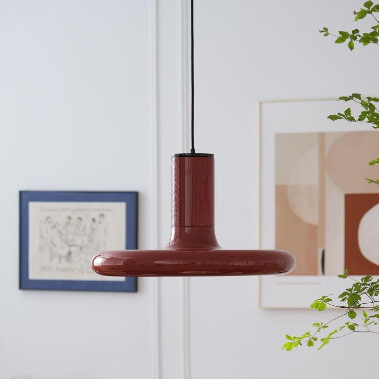 Seloz Pendant Lamp Aluminum Cylinder Disc Industrial-Neutral Decor