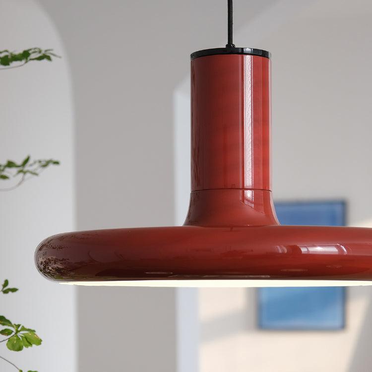 Seloz Pendant Lamp Aluminum Cylinder Disc Industrial-Neutral Decor