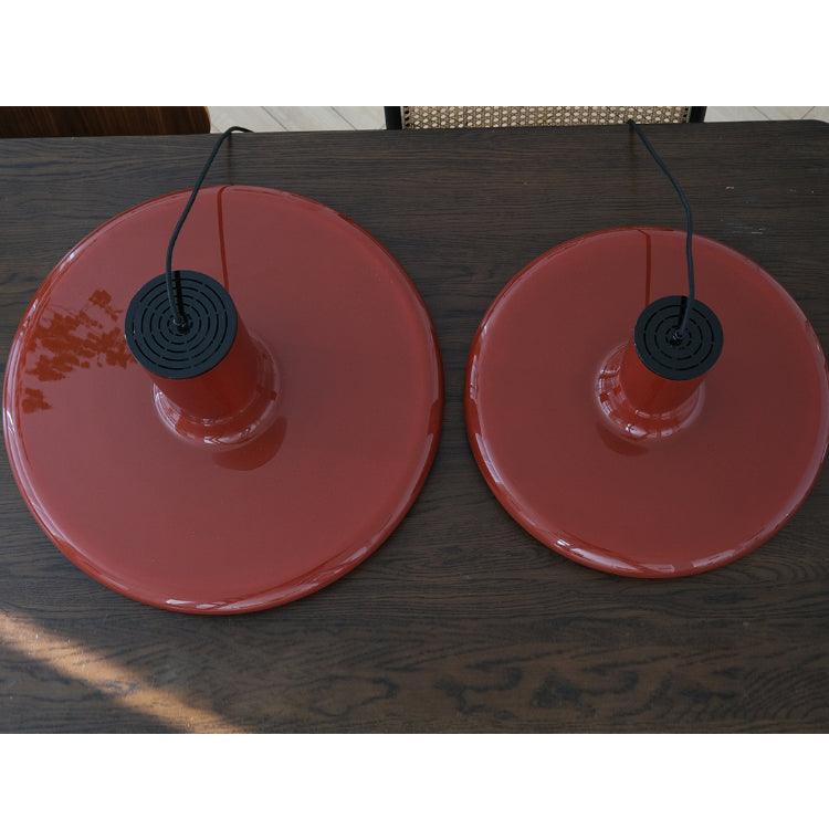 Seloz Pendant Lamp Aluminum Cylinder Disc Industrial-Neutral Decor