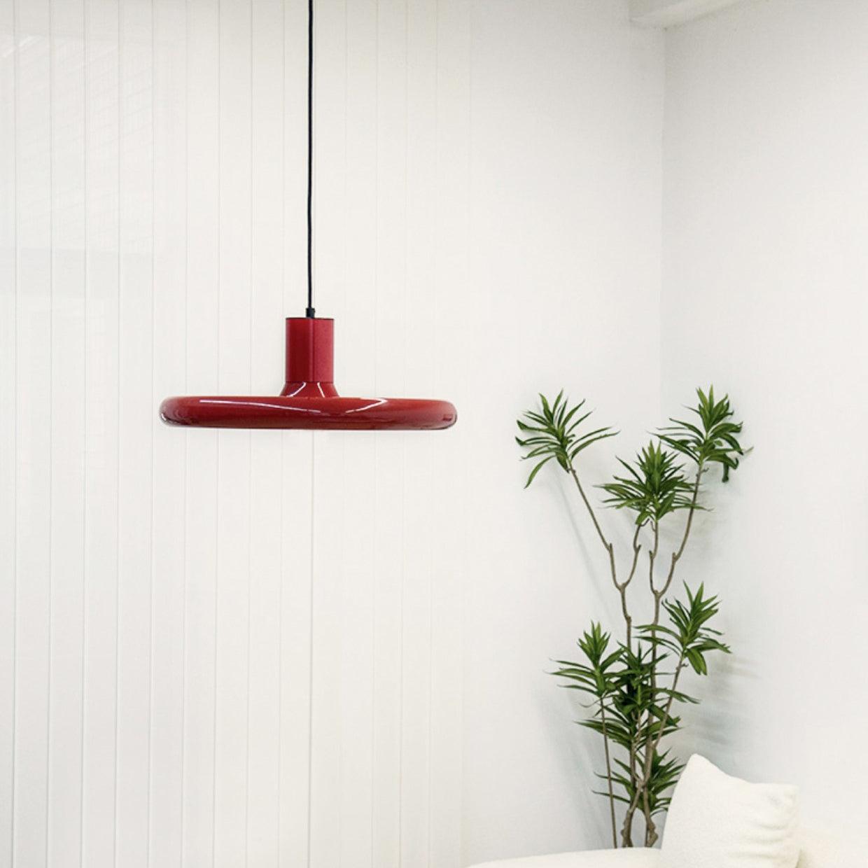 Seloz Pendant Lamp Aluminum Cylinder Disc Industrial-Neutral Decor