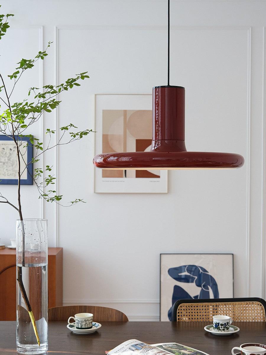 Seloz Pendant Lamp Aluminum Cylinder Disc Industrial-Neutral Decor