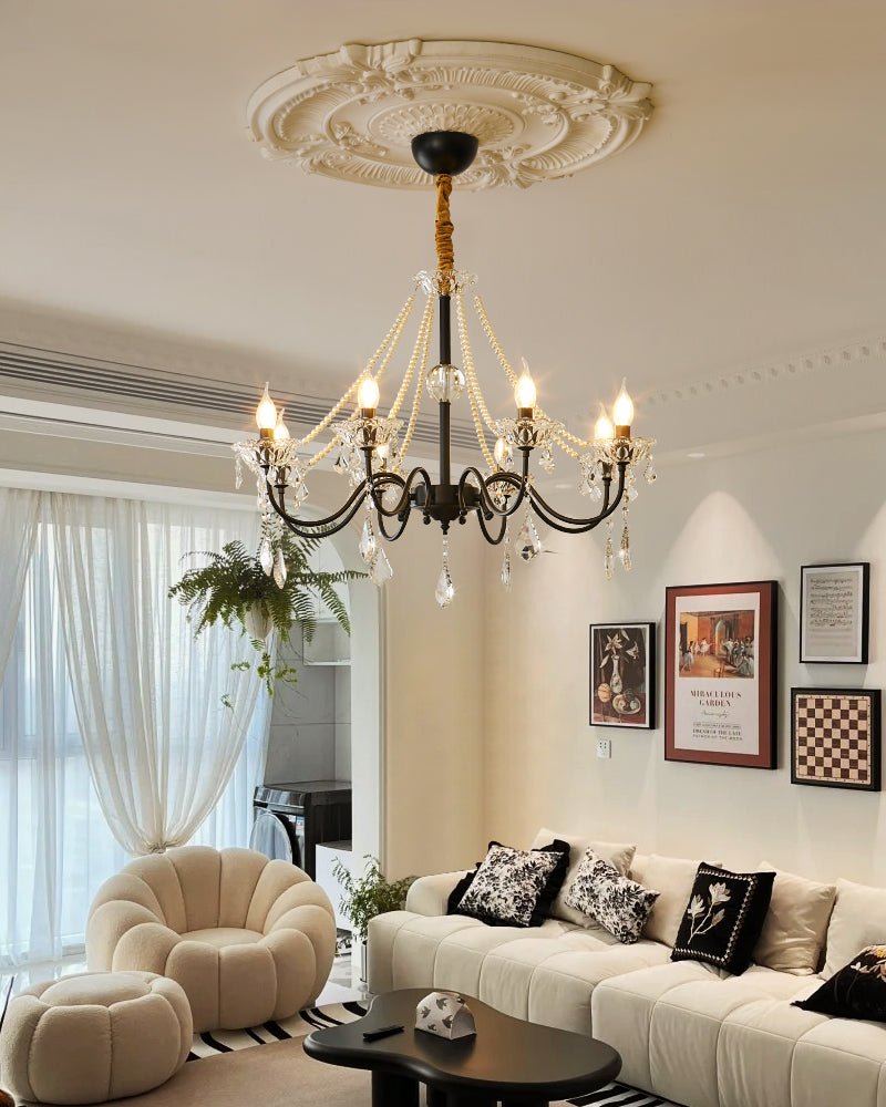 Nymiran Classic Postmodern Luxury Crystal Chandelier-Neutral Decor